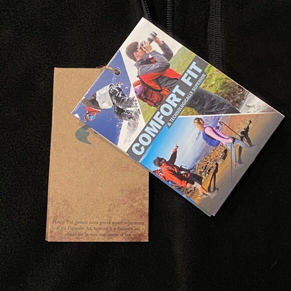 Stillwater Supply Co Size M soft fleece black half-zip shirt jacket hiking nwt - Picture 8 of 9